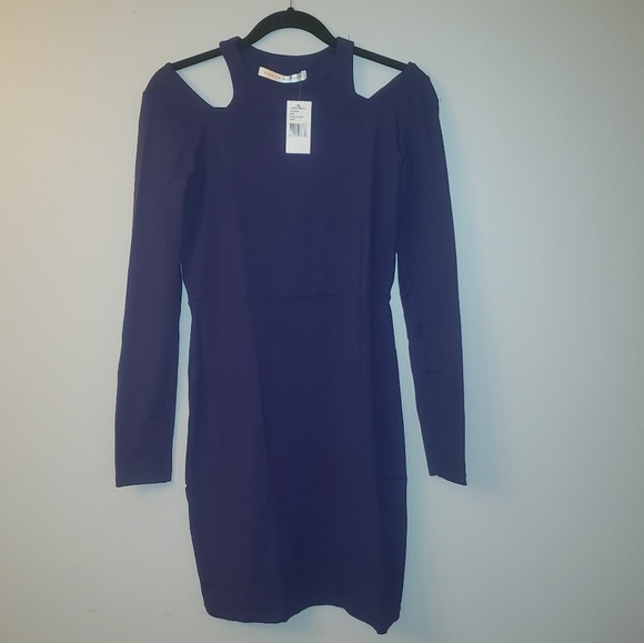 Susana Monaco Dark Purple Ivy Sheath Dress - Picture 2 of 6